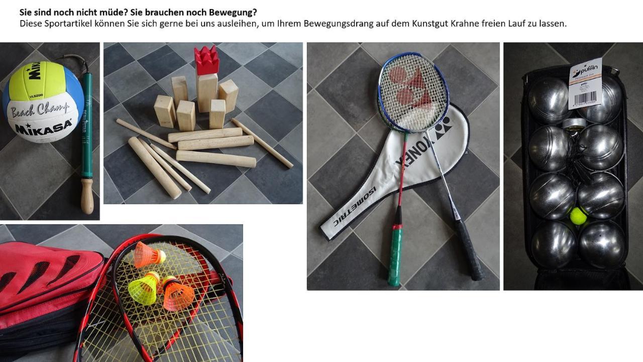 Fewo "Biene" Im Kunstgut Krahne Lehnin Luaran gambar